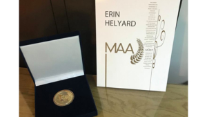 MAA recipient Erin Helyard from Pinchgut Opera