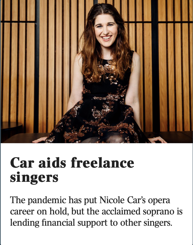 Car aids freelance singers